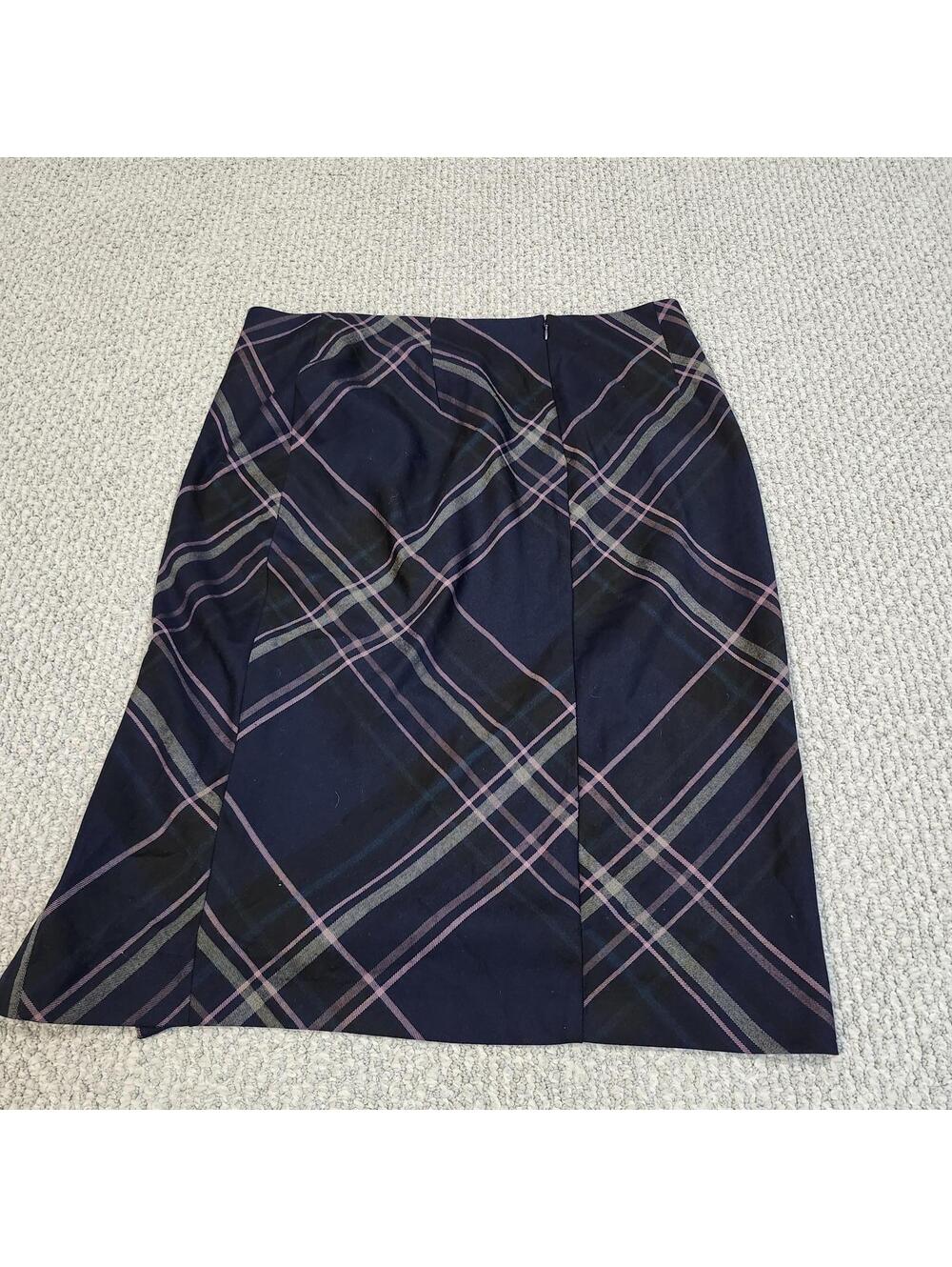 7th Avenue Design Studio Plaid Skirt Size 14